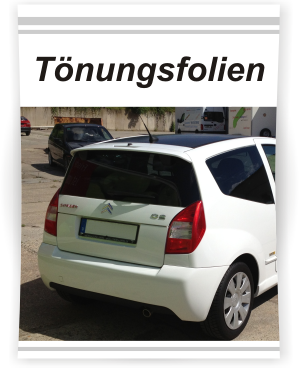 toenungsfolien