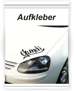 aufkleber